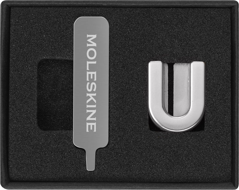 Moleskine Pin for Notebook or Planner Letter U, Letter Pin, Customize The Elastic Closure, Special Customized Gift, Color Silver
