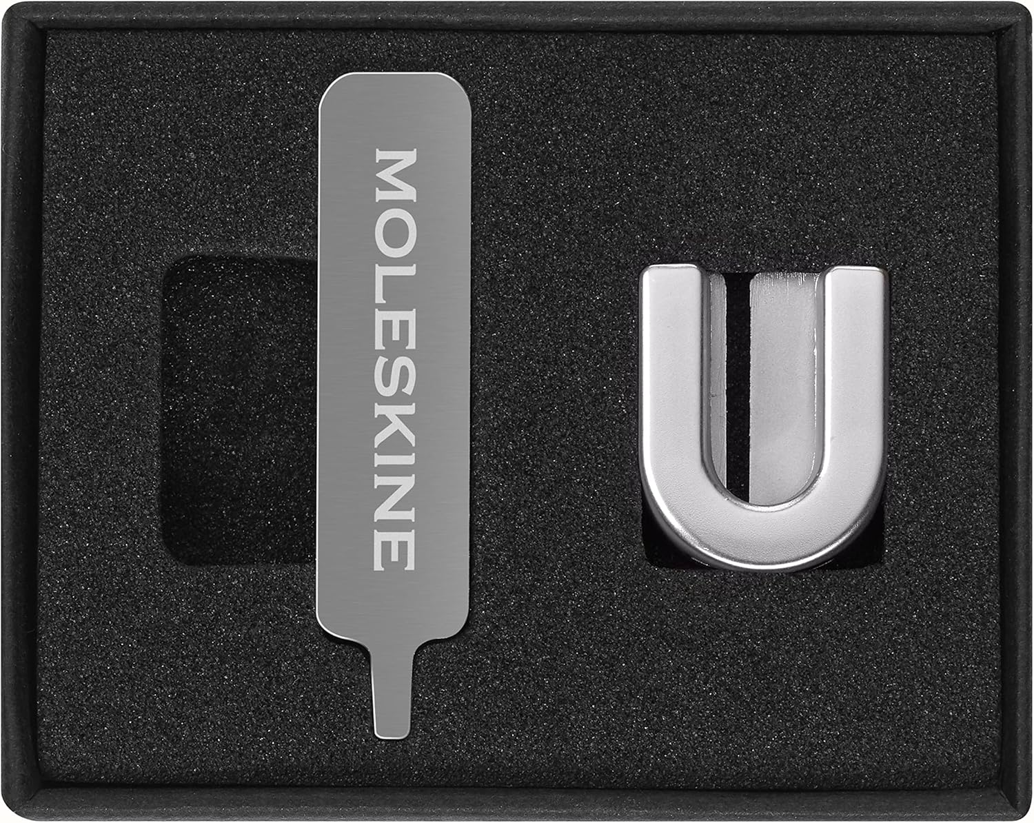Moleskine Pin for Notebook or Planner Letter U, Letter Pin, Customize The Elastic Closure, Special Customized Gift, Color Silver