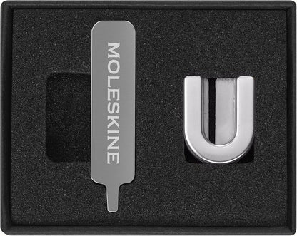 Moleskine Pin for Notebook or Planner Letter U, Letter Pin, Customize The Elastic Closure, Special Customized Gift, Color Silver