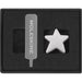 Moleskine Star Pin for Notebook or Planner, Star Pin, Personalise Elastic Closure, Personalised Gift Ideas, Silver Colour