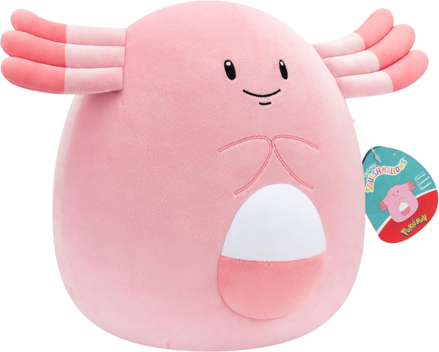 Squishmallows Original Pokémon 10-Inch Chansey - Add Chansey to your Squad, Ultrasoft Stuffed Animal Medium Plush, Official Kelly Toy Plush