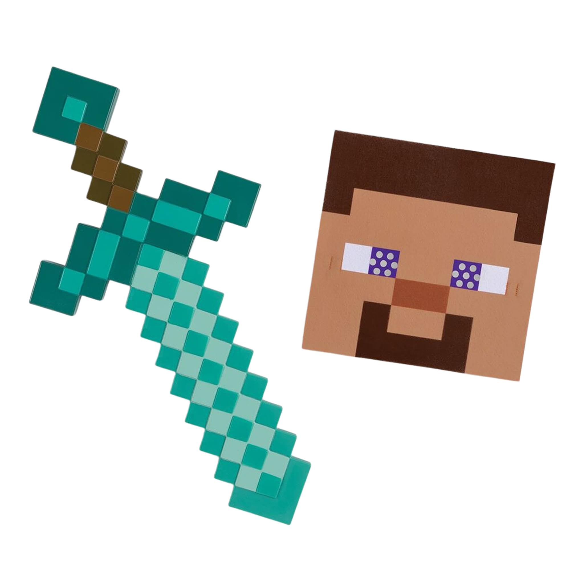 Minecraft Official Sword Accessory by Disguise, Kids Dress Up Halloween Accessory, Perfect for Carnival and Gifts, in Diamond, Netherite, Gold or Enchanted Style