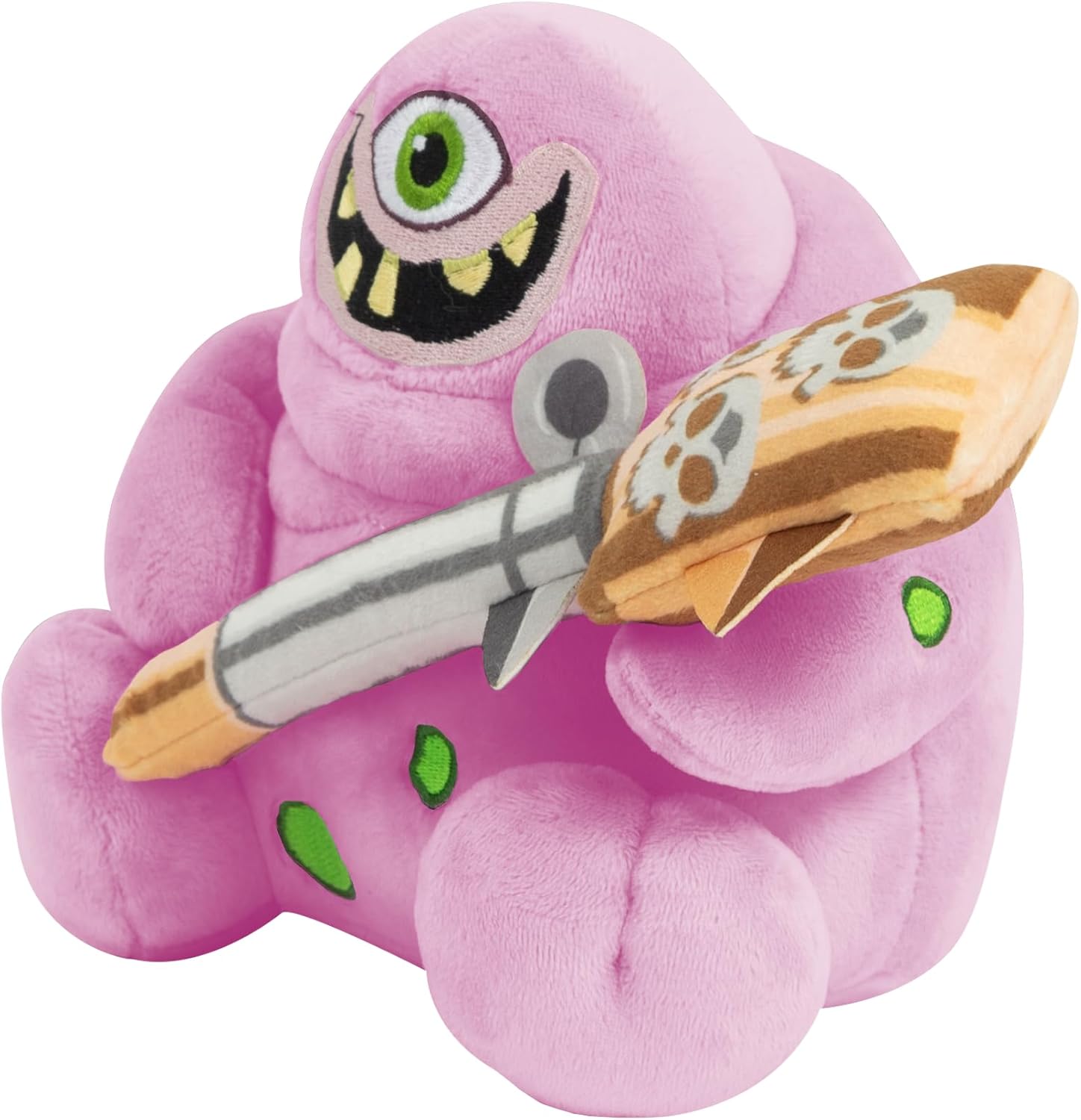 Warhammer Grenade Nurgling, Collectable Plush Toy for Teens and Adults, Soft Squeezable Blight Grenade Monster, Premium Details, Official Warhammer 40,000 Licensed, Ages 12+