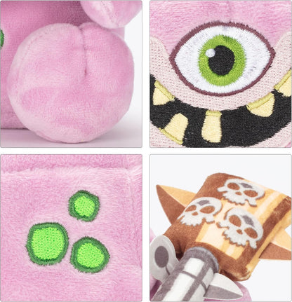 Warhammer Grenade Nurgling, Collectable Plush Toy for Teens and Adults, Soft Squeezable Blight Grenade Monster, Premium Details, Official Warhammer 40,000 Licensed, Ages 12+