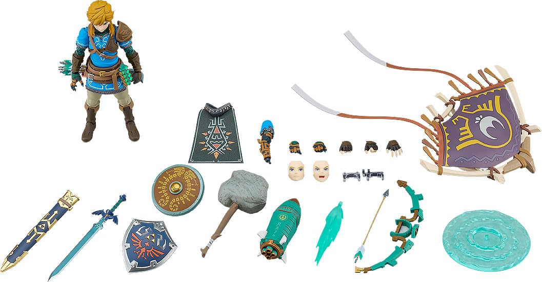Good Smile Company The Legend of Zelda: Tears of The Kingdom – Link (DX Edition) Figma Action Figure