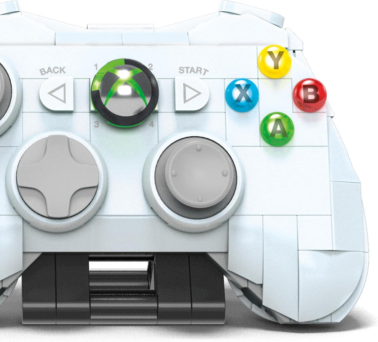 MEGA Xbox 360 Consola de bloques de construcción con réplica de videojuego HALO 3, 1309 piezas, juguete +18 años (Mattel HWW15