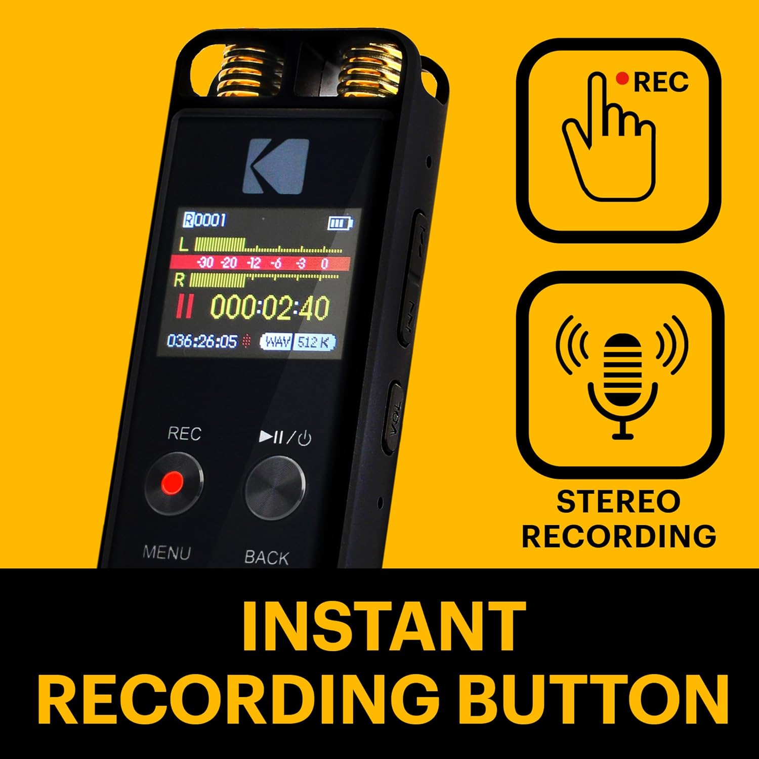 Kodak - Vrc 550 Digital Dictaphone