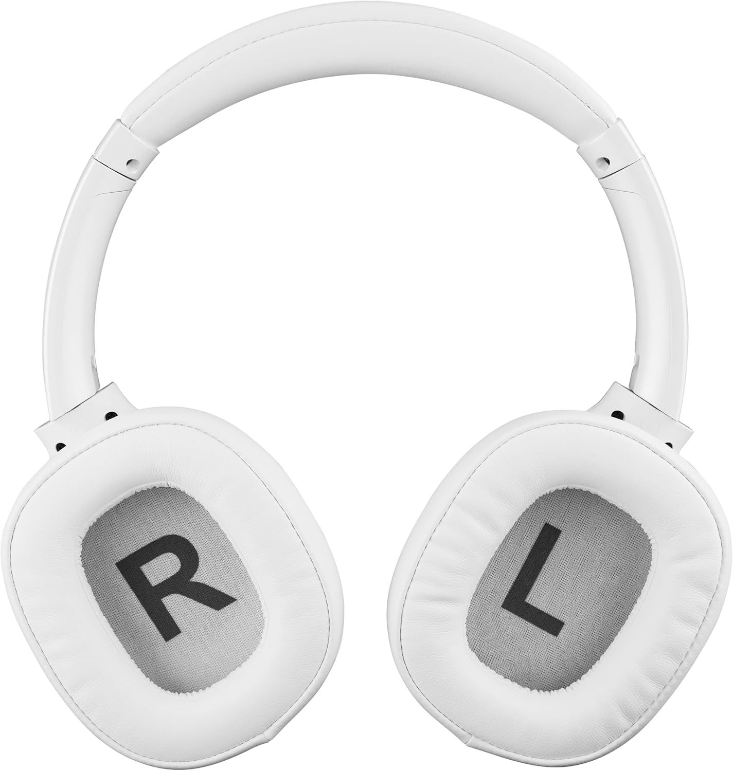 Intenso O400HA Cuffie Over-Ear – Hybrid Active Noise Cancelling, fino a 75 ore di autonomia e Bluetooth 5.3, con modalità musica, modalità trasparente e tempo di ricarica veloce, bianco
