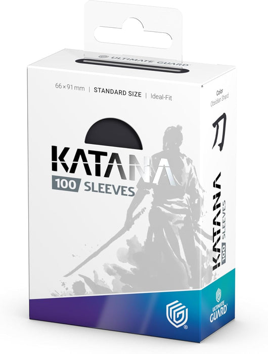 Ultimate Guard - Katana Sleeves - Standard Size - Obsidian Shard 100 Pack