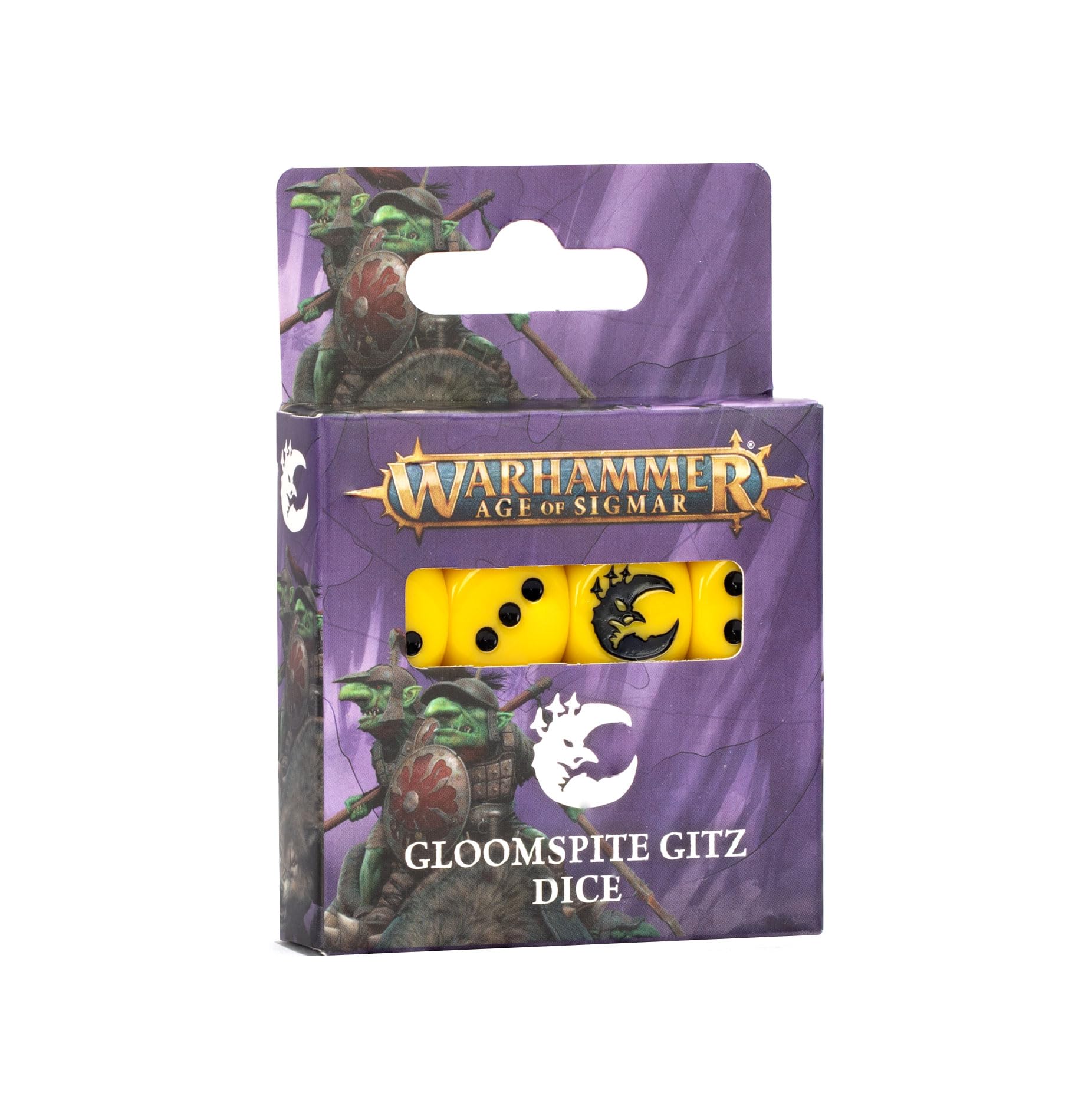 Warhammer - Age of Sigmar - Gloomspite Gitz: Dice Set - Themed Dice Set (Games Workshop