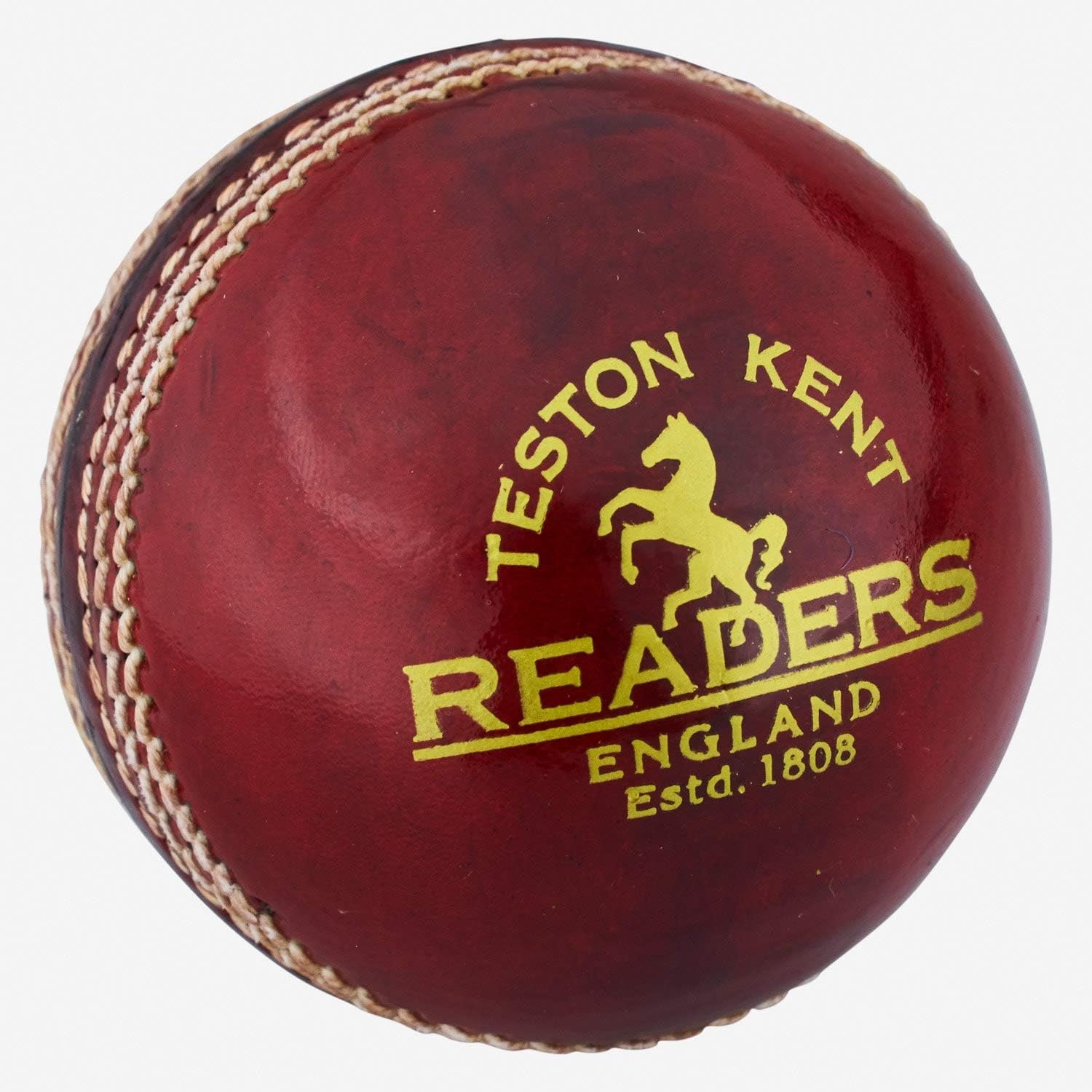 Readers Unisex's County Elite Cricket Ball 5.5oz, Red, Mens 1A4512M01