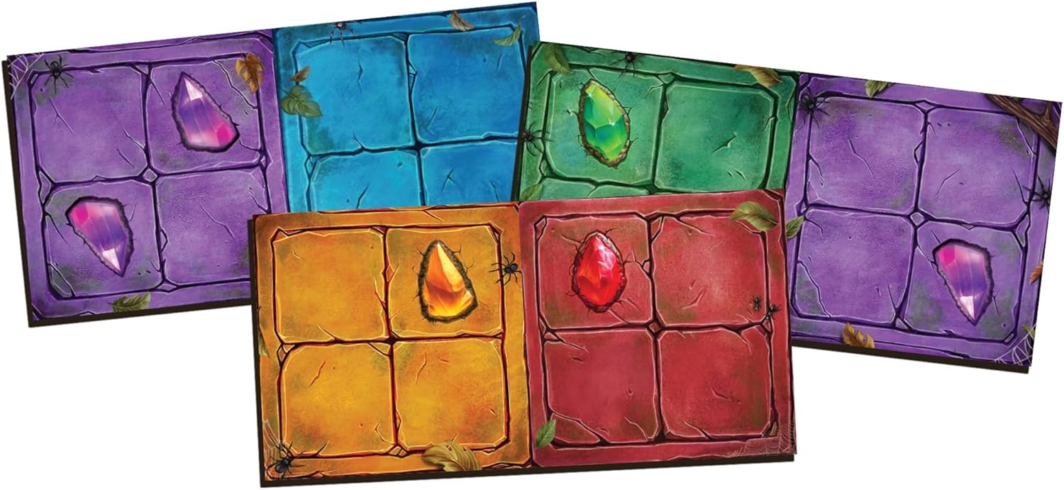 Pyramido: Forgotten Treasures - Strategy Board Game, Tile Placement, Gems & Dominoes, Multi-Level Scoring, Age 8+, 1-4 Players, 45 Min
