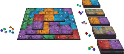 Pyramido: Forgotten Treasures - Strategy Board Game, Tile Placement, Gems & Dominoes, Multi-Level Scoring, Age 8+, 1-4 Players, 45 Min