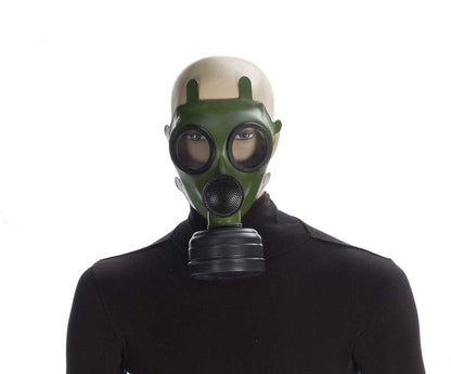 Forum Novelties Green & Black Gas Mask Adult Costume Accessory One Size