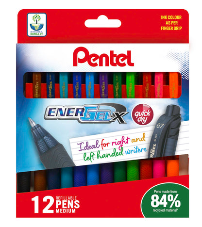 Pentel EnerGel X 12pc Wallet