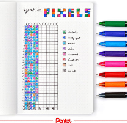 Pentel EnerGel X 6pc Marking Set