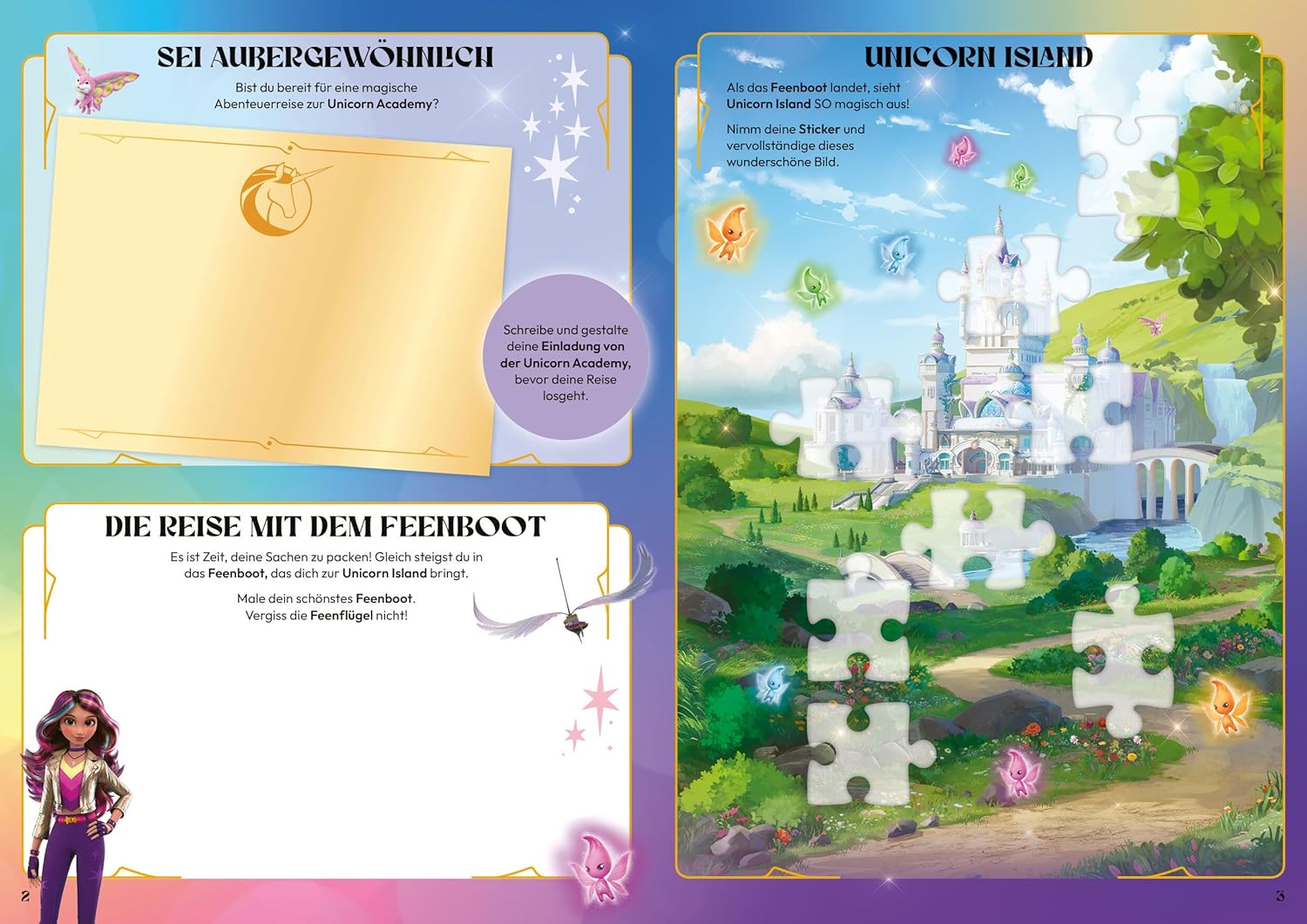 Unicorn Academy – Stickerbuch (Unicorn Academy – Activity, Band 2