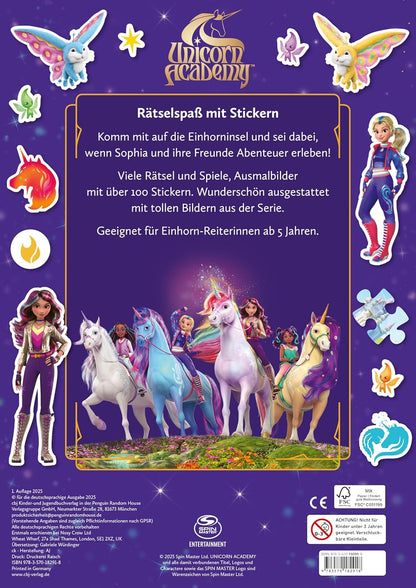 Unicorn Academy – Stickerbuch (Unicorn Academy – Activity, Band 2