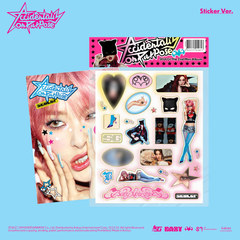 Accidentally On Purpose - Sticker Version - incl. Sticker Sheet, Postcard + Photocard
