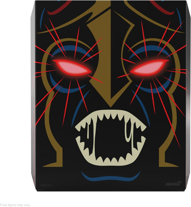 Super7 ULTIMATES! Thundercats Mumm-Ra (LED Eyes) - 7" Thundercats Action Figure with Accessories Classic Cartoon Collectibles and Retro Toys