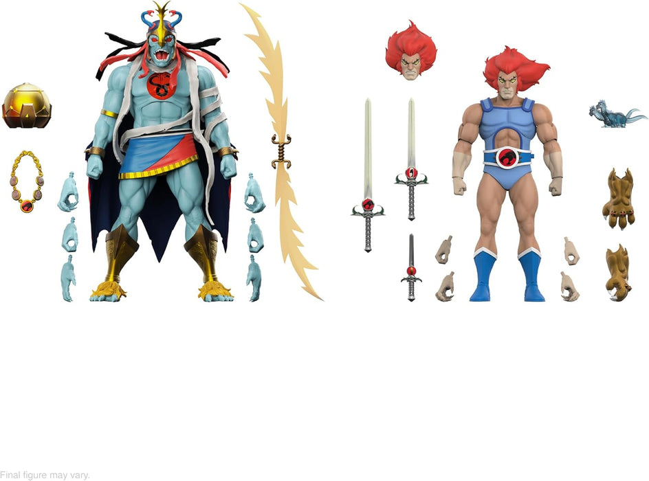 Super7 ULTIMATES! Thundercats Mumm-Ra (LED Eyes) - 7" Thundercats Action Figure with Accessories Classic Cartoon Collectibles and Retro Toys
