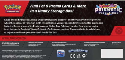 Pokémon TCG: Scarlet & Violet—Prismatic Evolutions Surprise Box (4 Booster Packs & 1 foil Promo Card