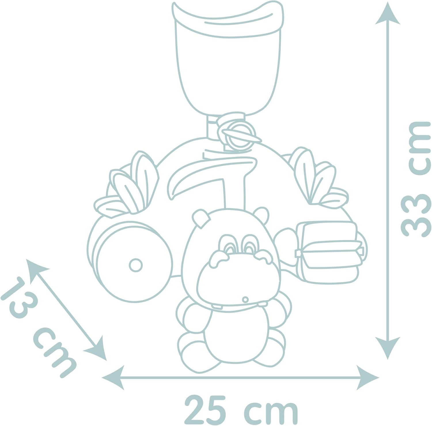 Smoby - Little Smoby Badspeelgoed Nijlpaard 4dlg.