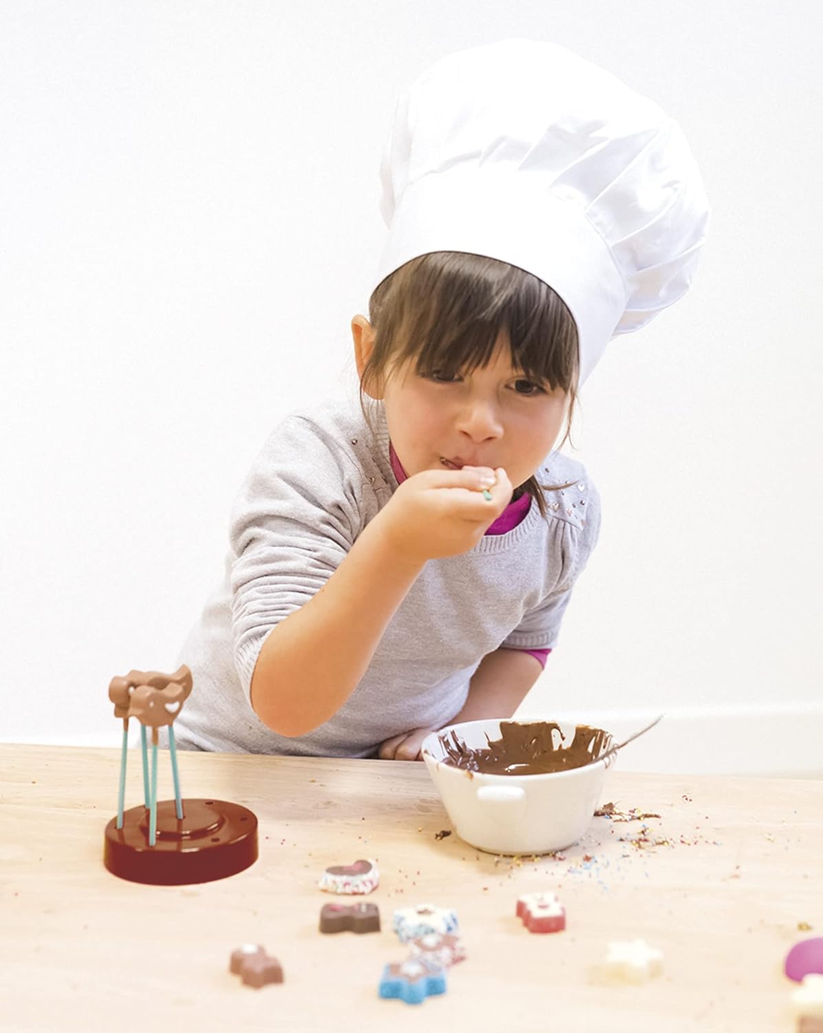 Smoby Chef Chocoladefabriek voor kinderen vanaf 5 jaar, speelset met accessoires en recepten (zonder bakingrediënten