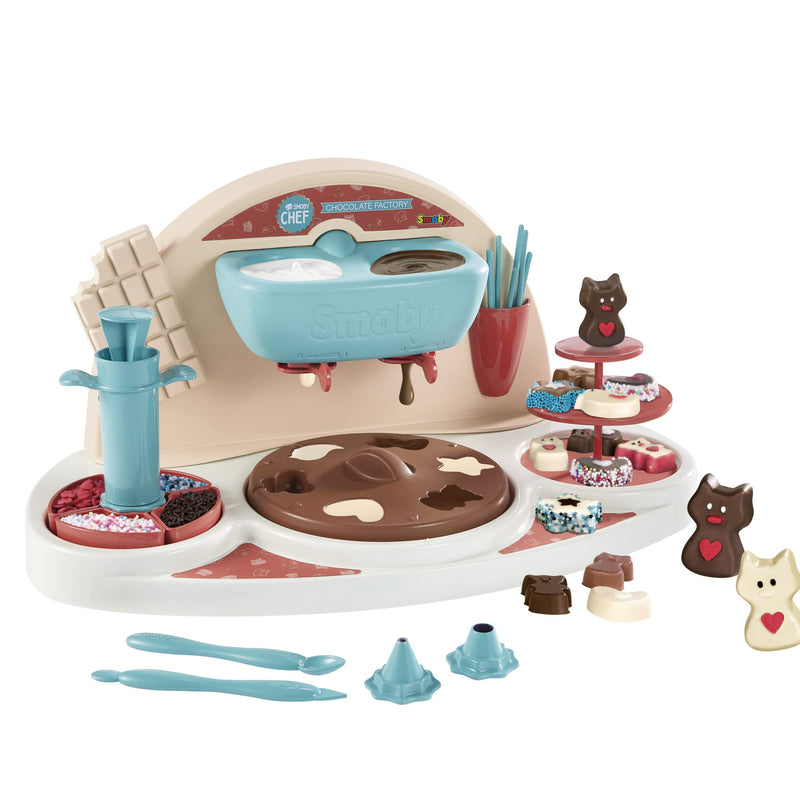 Smoby Chef Chocoladefabriek voor kinderen vanaf 5 jaar, speelset met accessoires en recepten (zonder bakingrediënten