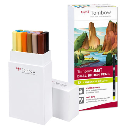 Tombow - Marker Abt Dual Brush 18P-6 Landscape Carton