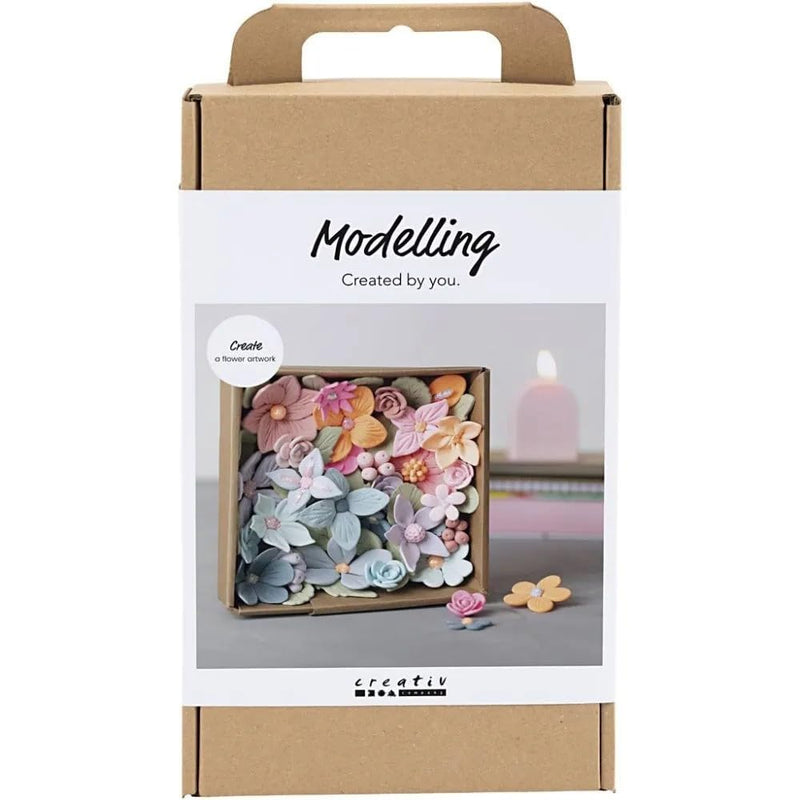 Craft 3D Floral Decorations with DIY Silk Clay & Glitter Clay Art Kit - Home-Crafts