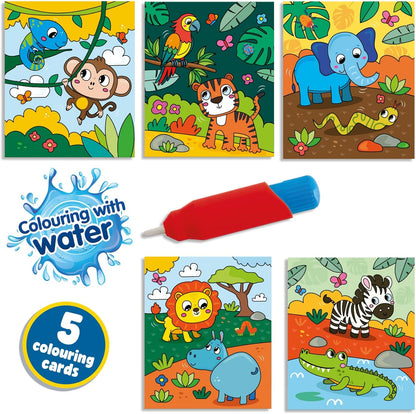 SES Creative 00131 Kleurboek (met Waterborstel-Safari