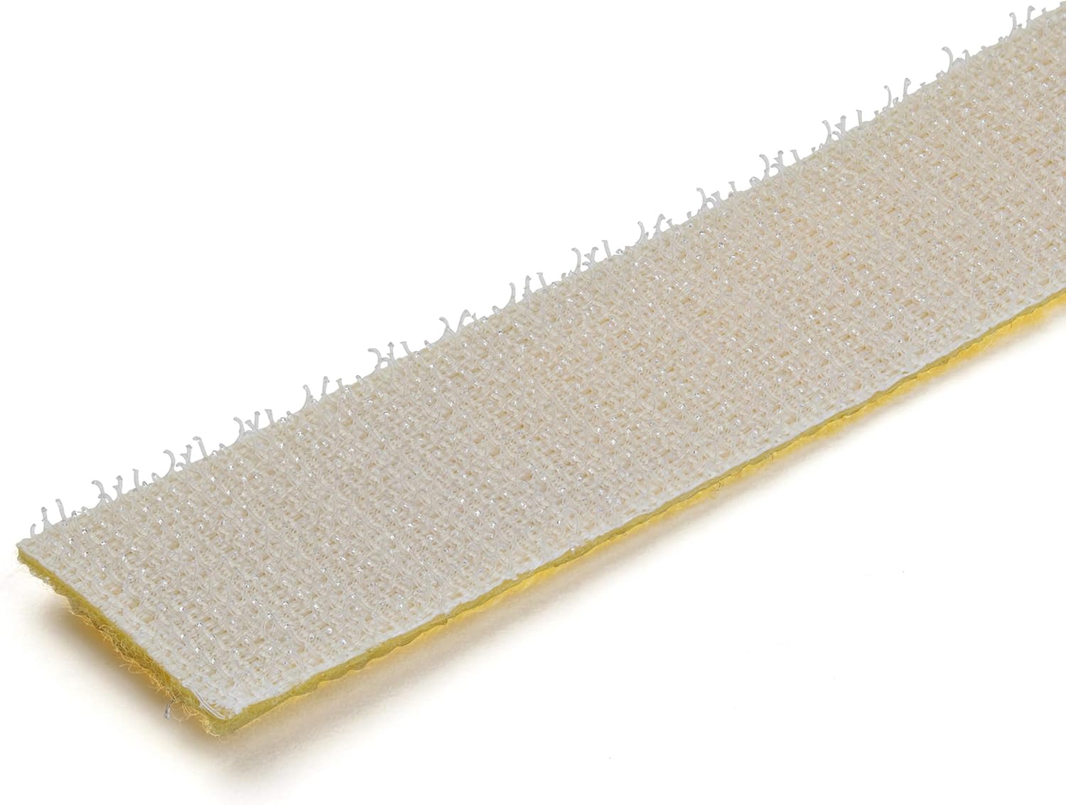StarTech.com 25ft Hook and Loop Roll - Cut-to-Size Reusable Cable Ties - Bulk Industrial Wire Fastener Tape /Adjustable Fabric Wraps Yellow / Reusable Self Gripping Cable Management Straps (HKLP25YW)