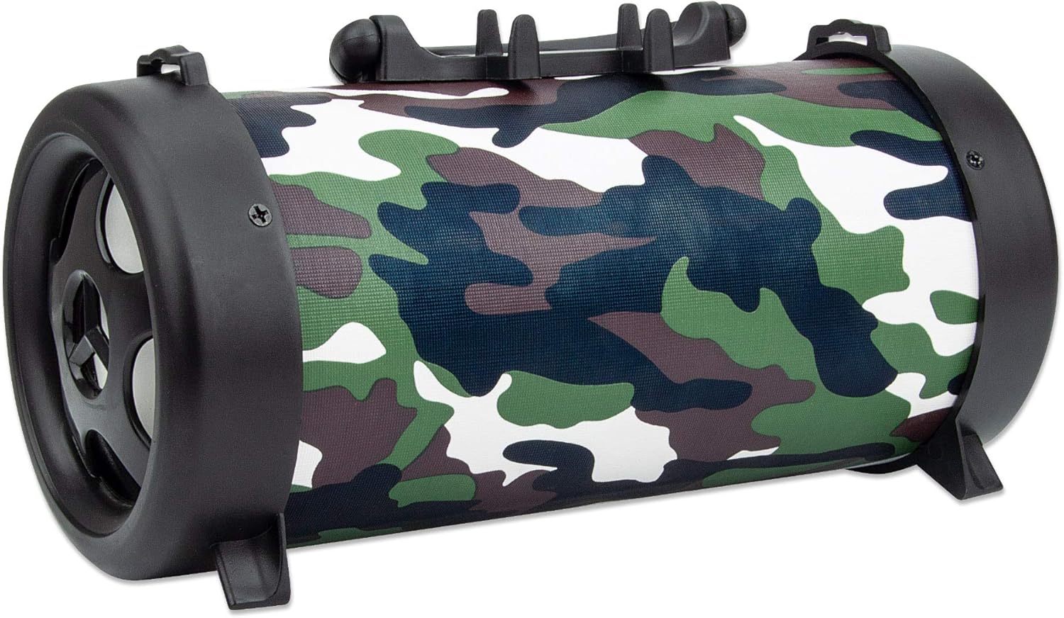 Manhattan - Products Sound Science Bluetooth Speaker with Torch - Wireless Bluetooth Speaker, Boom Box, FM, USB, Music - Military