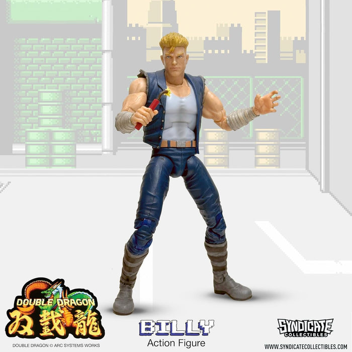 Double Dragon Billy Lee 7-Inch Deluxe Action Figure
