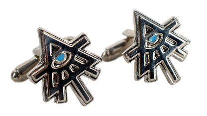 Warhammer 40,000 Aeldari Symbol Cufflinks – Officially Licensed Premium Metal Design Gift Jewellery