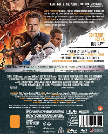 Kraven - Il Cacciatore - 4K (Bd 4K + Bd Hd)