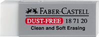 Faber-Castell 187120 - Gum Dust-Free, plastic, white, 1 piece
