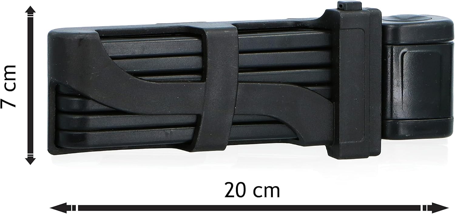 DUNLOP Sport Bicycle Lock Black 85 x 7 x 5 cm