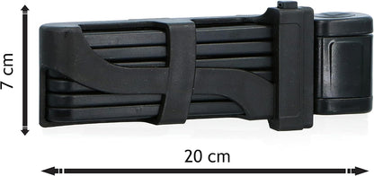 DUNLOP Sport Bicycle Lock Black 85 x 7 x 5 cm