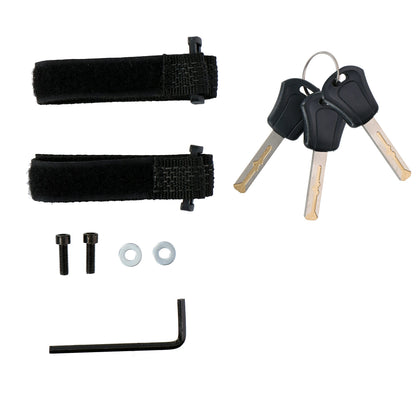 DUNLOP Sport Bicycle Lock Black 85 x 7 x 5 cm