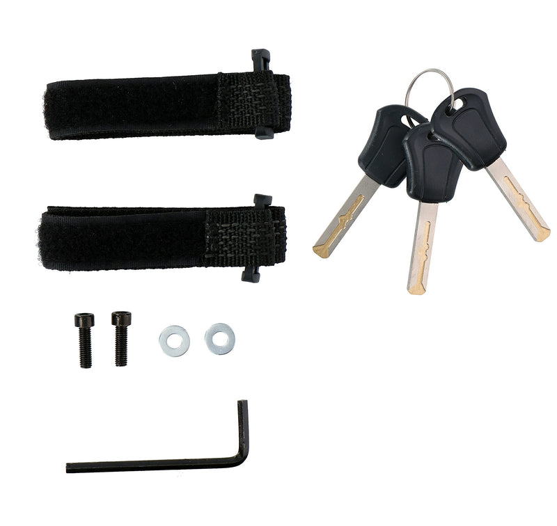 DUNLOP Sport Bicycle Lock Black 85 x 7 x 5 cm