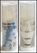 Badminton shuttlecocks, 5 pieces, plastic shuttlecocks, white, BE-45344