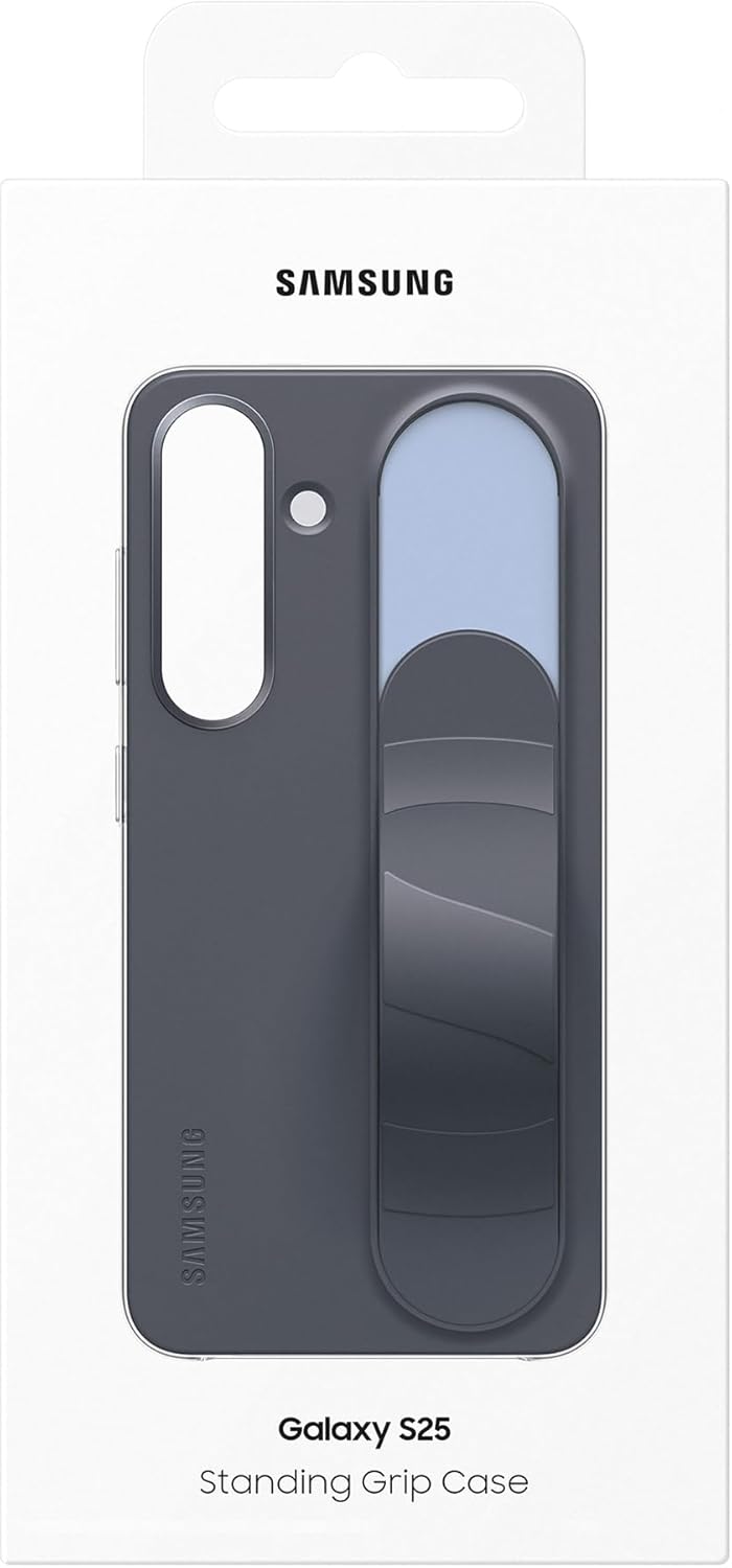 Samsung Galaxy Official Standing Grip Case for Galaxy S25, Black