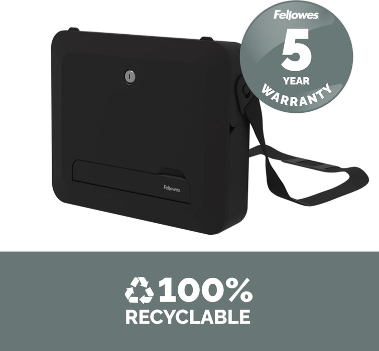 Fellowes Portable Laptop Stand Carry Case - Breyta™ 2-in-1 Design with 5 Height Adjustments - Ideal for Hybrid Work - 100% Recyclable
