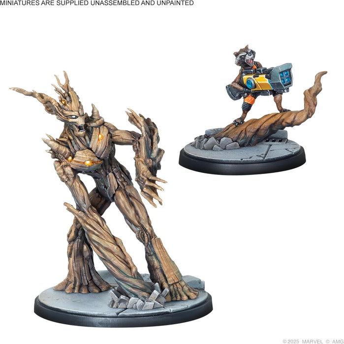 ATOMIC MASS GAMES | Marvel Crisis Protocol - Guardians of the Galaxy Affiliation Pack | Miniatures Game | Ages 14+ | 2 Players | 90+ Minutes Playing Time