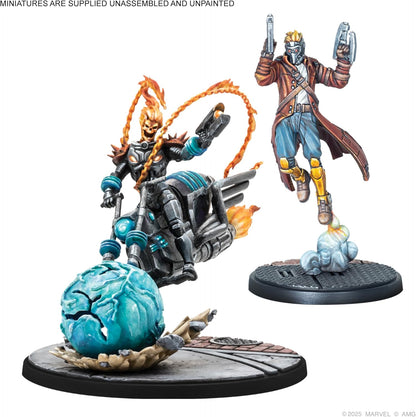 ATOMIC MASS GAMES | Marvel Crisis Protocol - Guardians of the Galaxy Affiliation Pack | Miniatures Game | Ages 14+ | 2 Players | 90+ Minutes Playing Time