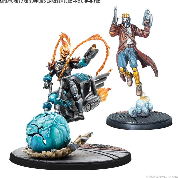 ATOMIC MASS GAMES | Marvel Crisis Protocol - Guardians of the Galaxy Affiliation Pack | Miniatures Game | Ages 14+ | 2 Players | 90+ Minutes Playing Time