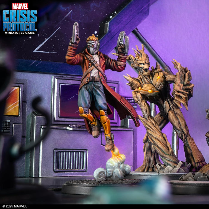 ATOMIC MASS GAMES | Marvel Crisis Protocol - Guardians of the Galaxy Affiliation Pack | Miniatures Game | Ages 14+ | 2 Players | 90+ Minutes Playing Time