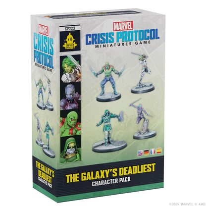 ATOMIC MASS GAMES | Marvel Crisis Protocol - The Galaxy's Deadliest Affiliation Pack | Miniatures Game | Ages 14+ | 2 Players | 90+ Minutes Playing Time